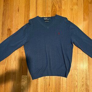 Polo by Ralph Lauren , Blue , Men's Cotton Sweater